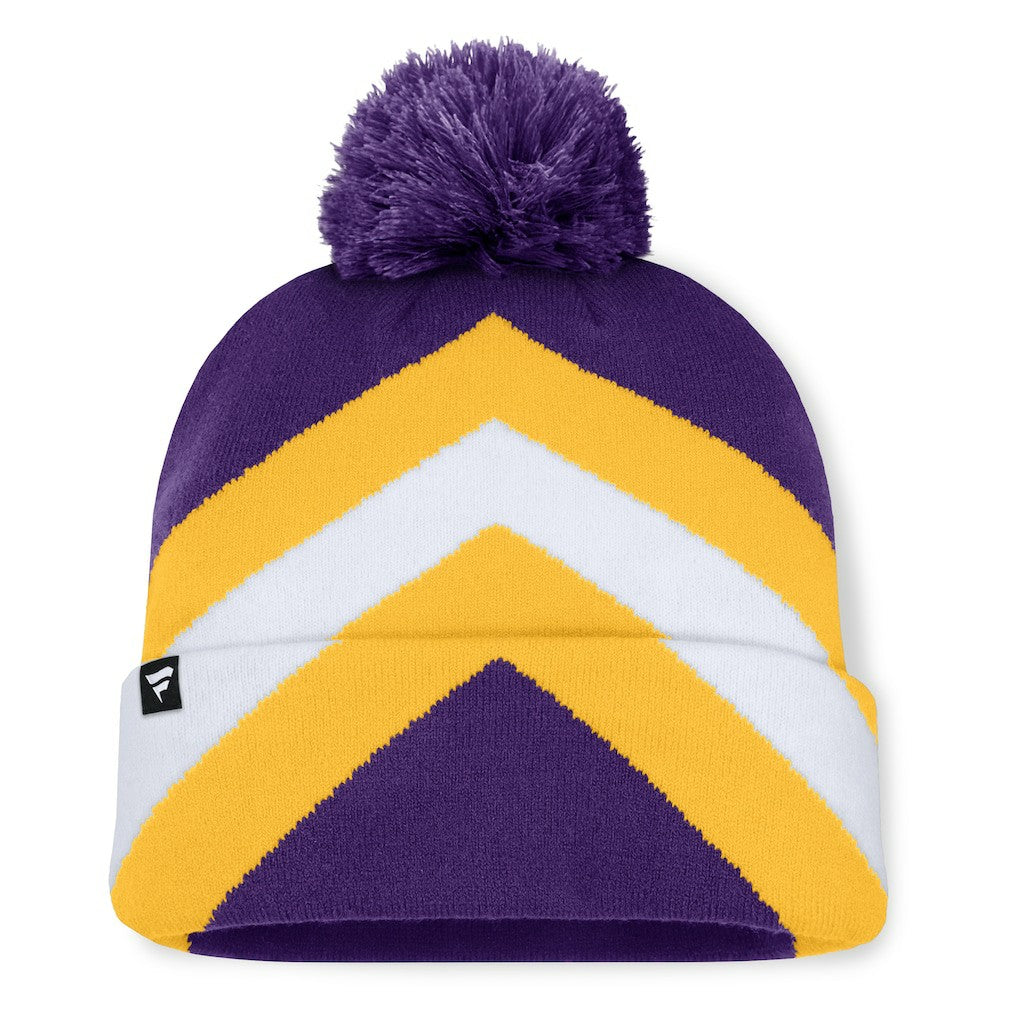 Minnesota Vikings Women's Cornerback Cuffed Knit Hat with Pom Purple | Fanatics