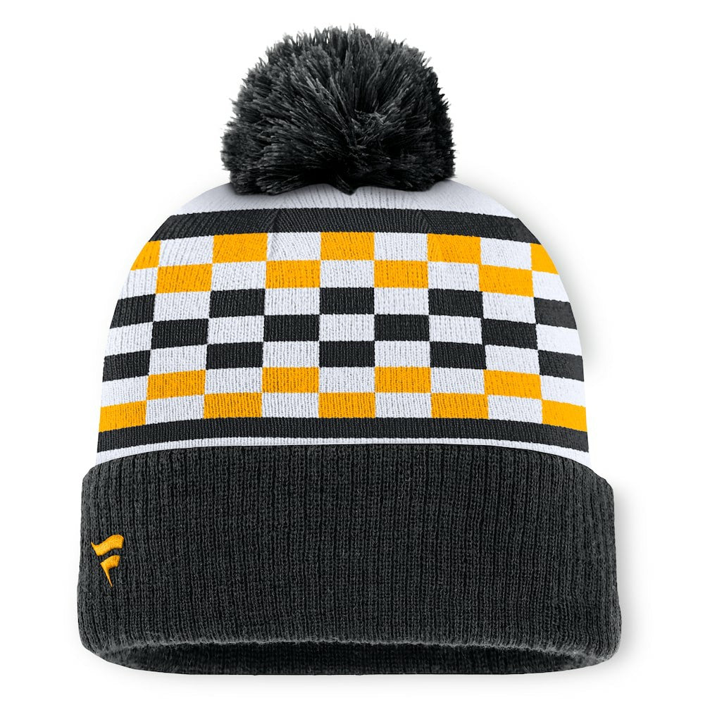 Pittsburgh Steelers Women's End Zone Cuffed Knit Hat with Pom Black | Fanatics