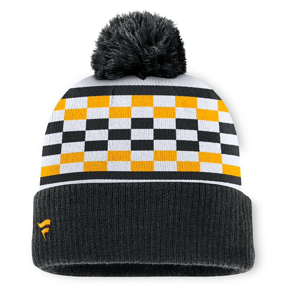 Pittsburgh Steelers Women's End Zone Cuffed Knit Hat with Pom Black | Fanatics