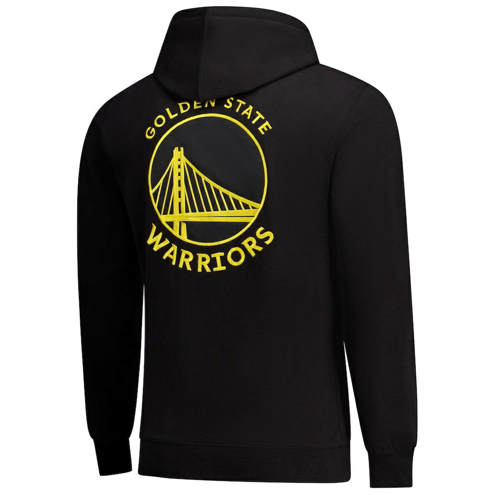Golden State Warriors FISLL x Benny Gold Unisex Statement Edition Full-Zip Hoodie Black - NBA