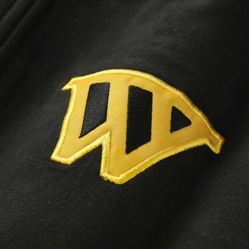 Golden State Warriors FISLL x Benny Gold Unisex Statement Edition Full-Zip Hoodie Black - NBA