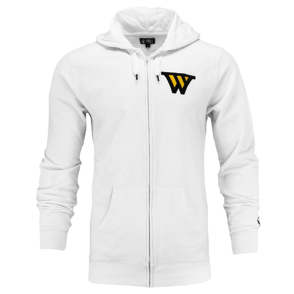Golden State Warriors FISLL x Benny Gold Unisex Association Edition Full-Zip Hoodie White - NBA