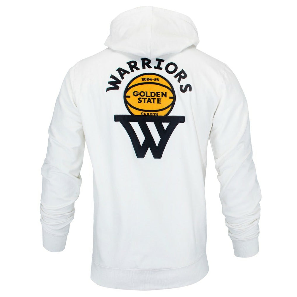 Golden State Warriors FISLL x Benny Gold Unisex Association Edition Full-Zip Hoodie White - NBA