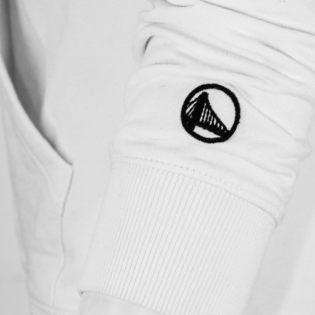 Golden State Warriors FISLL x Benny Gold Unisex Association Edition Full-Zip Hoodie White - NBA