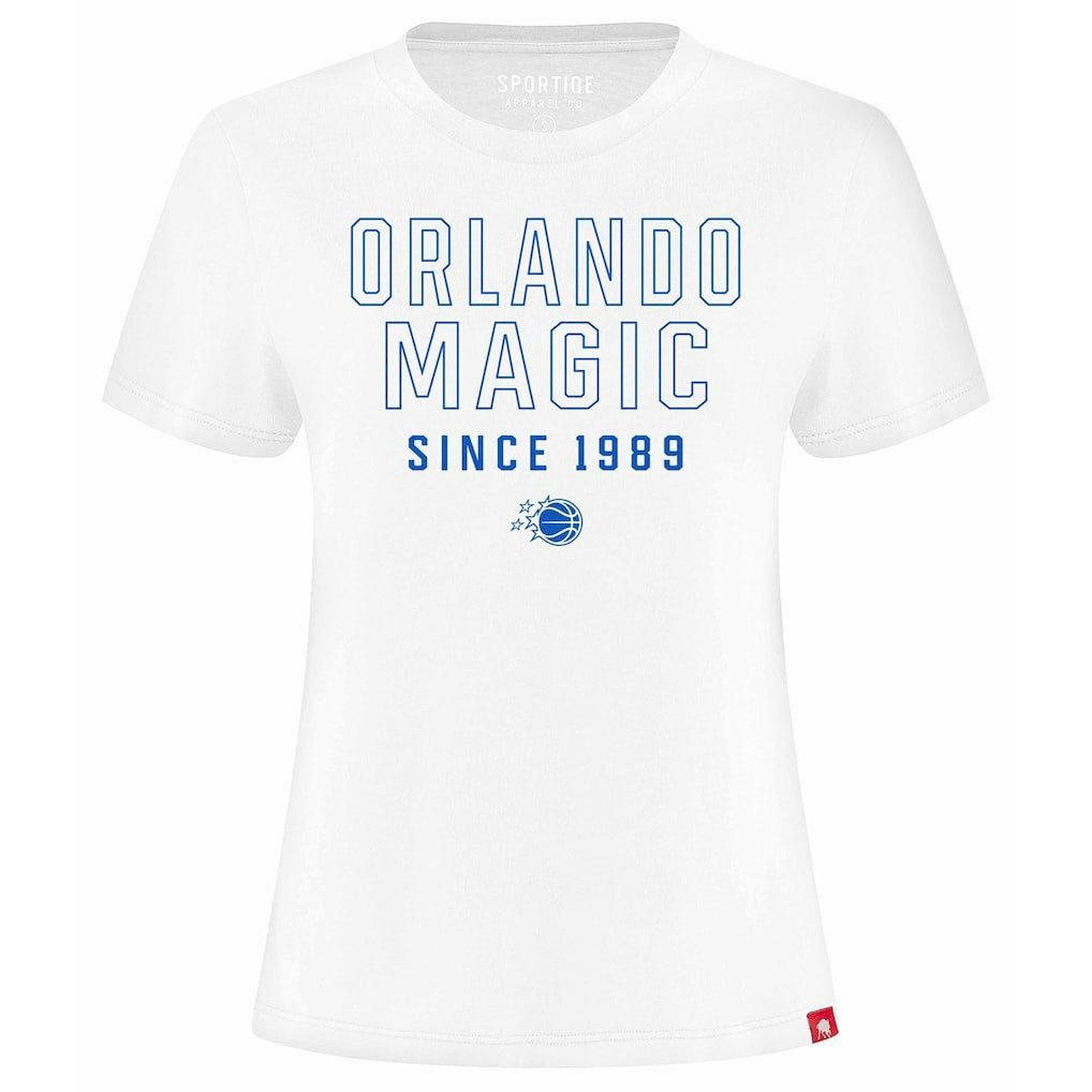 Orlando Magic Sportiqe Women's Arcadia Premium T-Shirt White - NBA