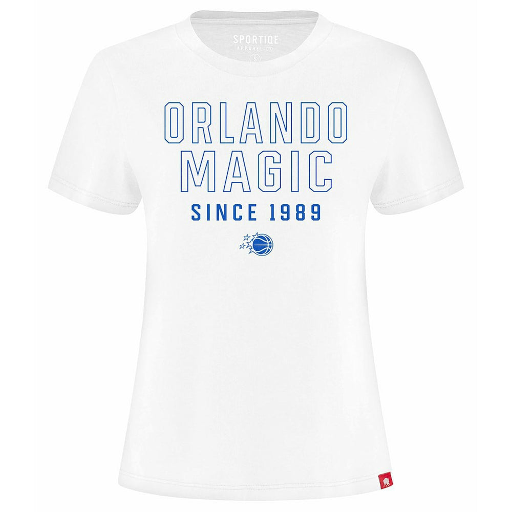 Orlando Magic Sportiqe Women's Arcadia Premium T-Shirt White - NBA