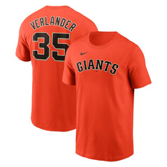 Justin Verlander San Francisco Giants Nike Fuse Name & Number T-Shirt - MLB