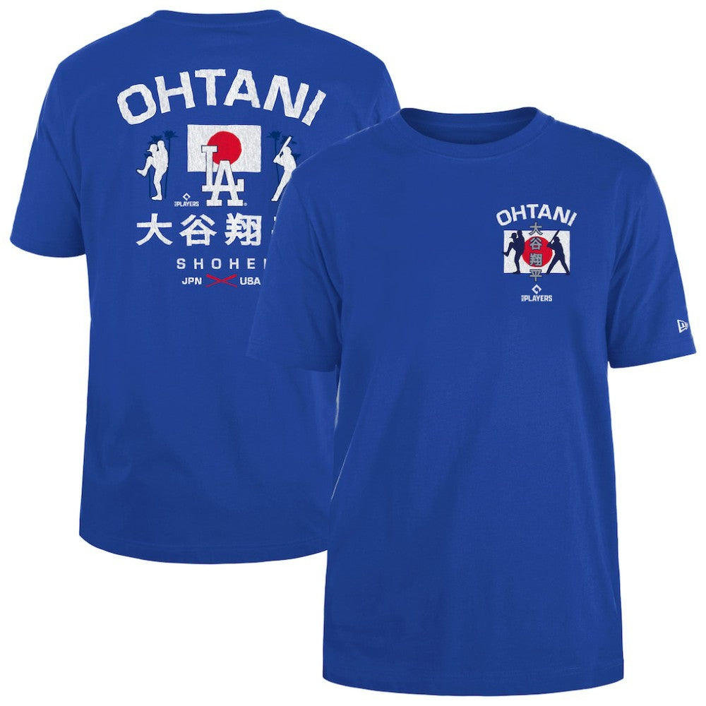 Shohei Ohtani Los Angeles Dodgers New Era Japan Flag T-Shirt - MLB