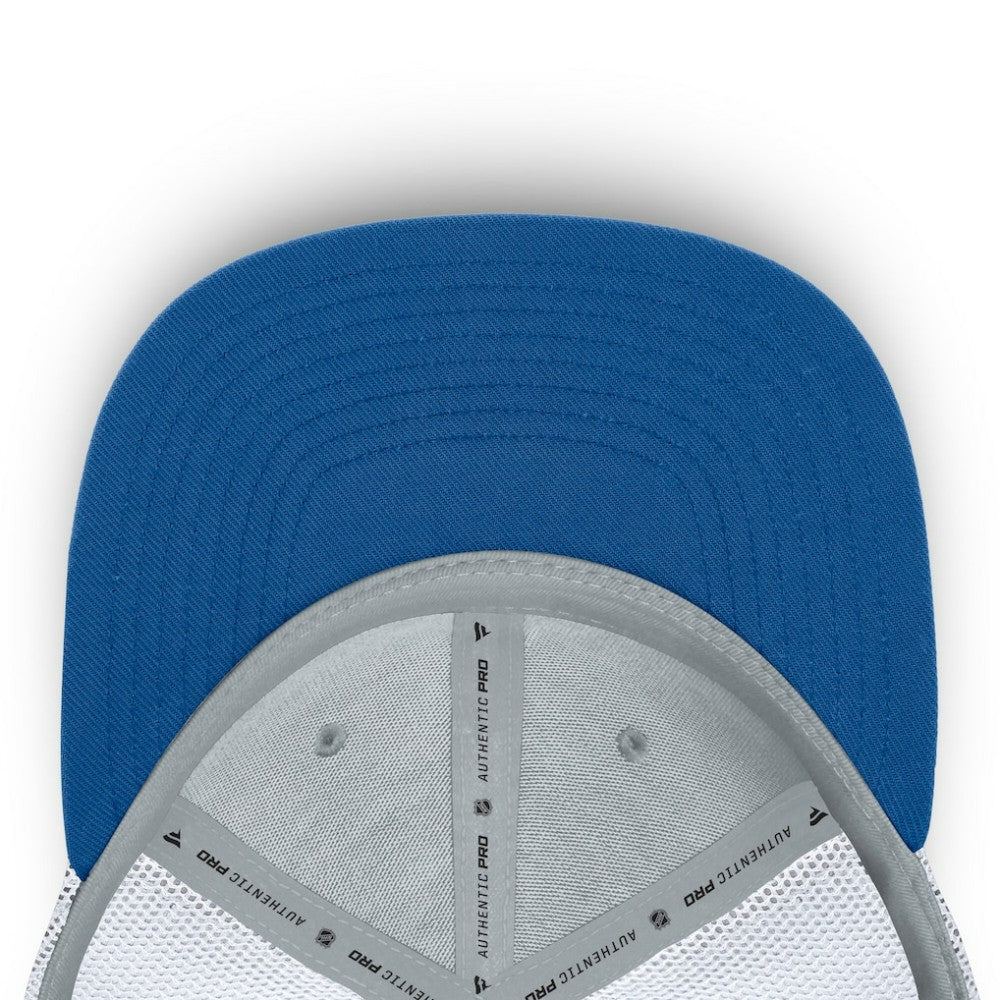 New York Rangers Fanatics Centennial Authentic Pro Structured Trucker Adjustable Hat - Blue/White - NHL