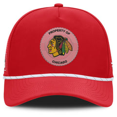 Chicago Blackhawks Fanatics Centennial Pinched Front Adjustable Hat - Red - NHL