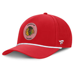 Chicago Blackhawks Fanatics Centennial Pinched Front Adjustable Hat - Red - NHL