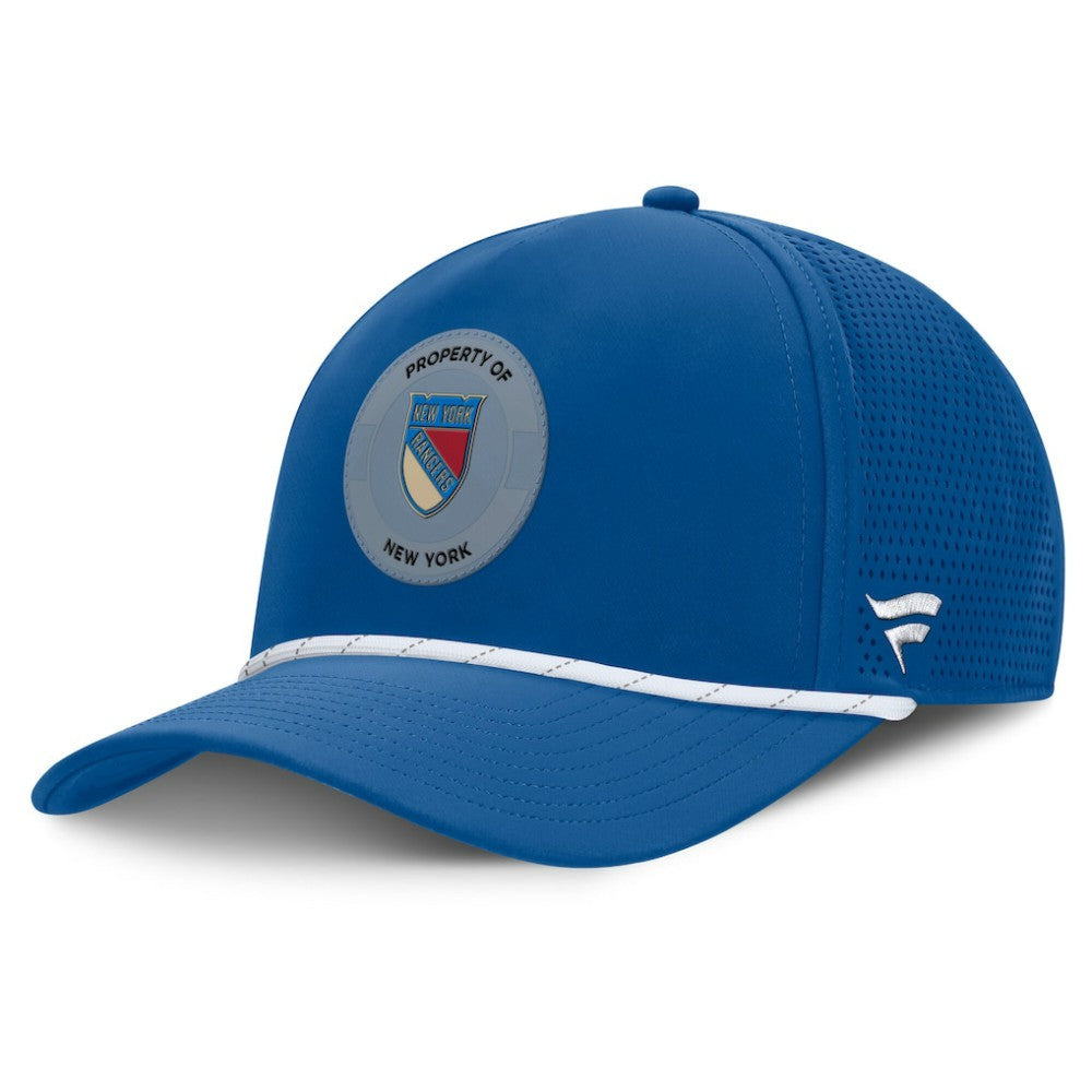 New York Rangers Fanatics Centennial Authentic Pro Pinched Front Adjustable Hat - Blue - NHL