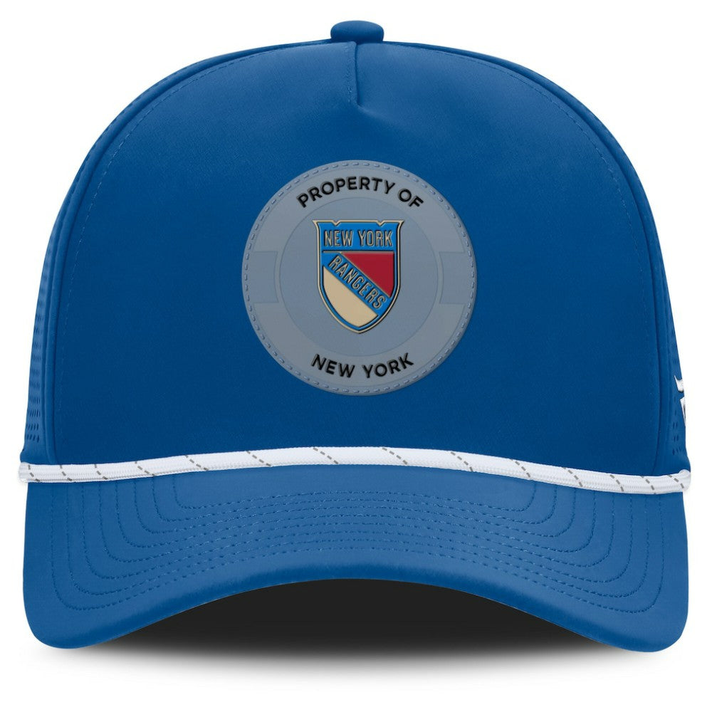 New York Rangers Fanatics Centennial Authentic Pro Pinched Front Adjustable Hat - Blue - NHL
