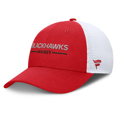 Chicago Blackhawks Fanatics Centennial Adjustable Trucker Hat - Red/White - NHL