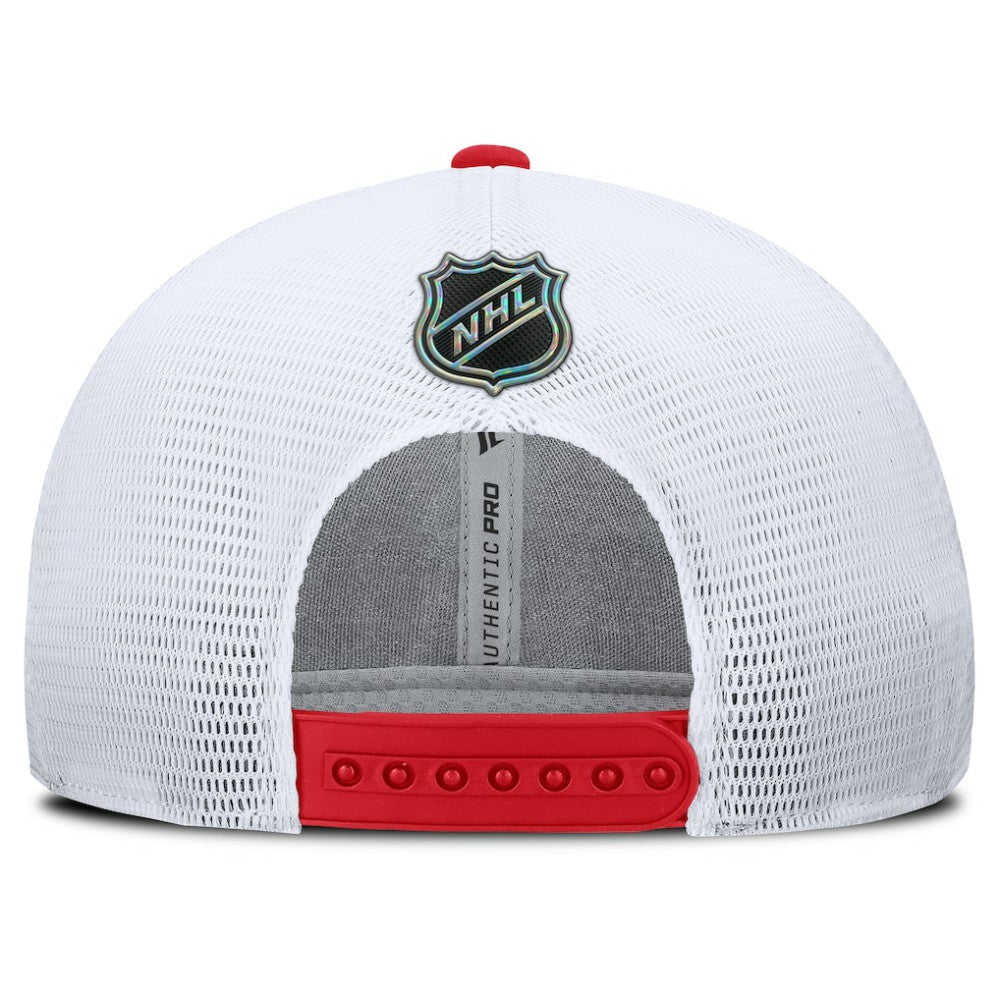Chicago Blackhawks Fanatics Centennial Adjustable Trucker Hat - Red/White - NHL