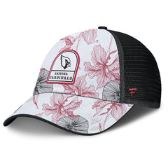 Arizona Cardinals Tropical Adjustable Trucker Hat White/Black | Fanatics