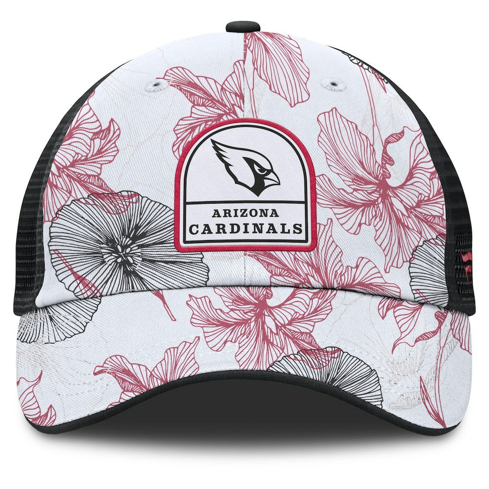Arizona Cardinals Tropical Adjustable Trucker Hat White/Black | Fanatics