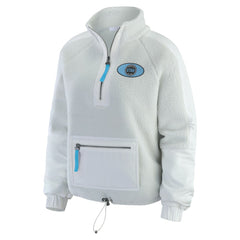 Utah Mammoth WEAR by Erin Andrews Women's Polar Fleece Quarter-Zip Jacket - Gray - NHL