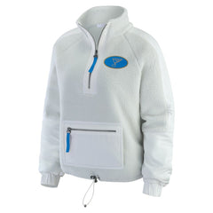 St. Louis Blues WEAR by Erin Andrews Women's Polar Fleece Quarter-Zip Jacket - Gray - NHL