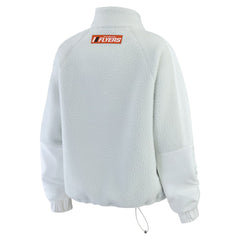 Philadelphia Flyers WEAR by Erin Andrews Women's Polar Fleece Quarter-Zip Jacket - Gray - NHL