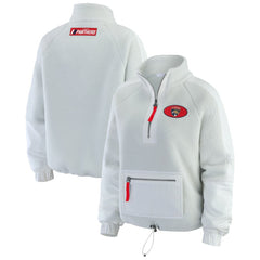 Florida Panthers WEAR by Erin Andrews Women's Polar Fleece Quarter-Zip Jacket - Gray - NHL