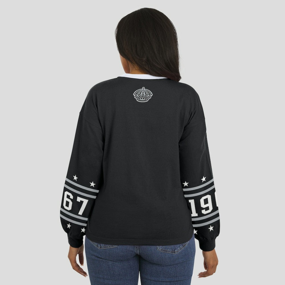 Los Angeles Kings WEAR by Erin Andrews Women's Long-Sleeve Sport T-Shirt - Black - NHL