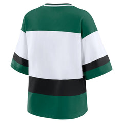 Minnesota Wild WEAR by Erin Andrews Women's Jersey Style Tee - Green/White - NHL