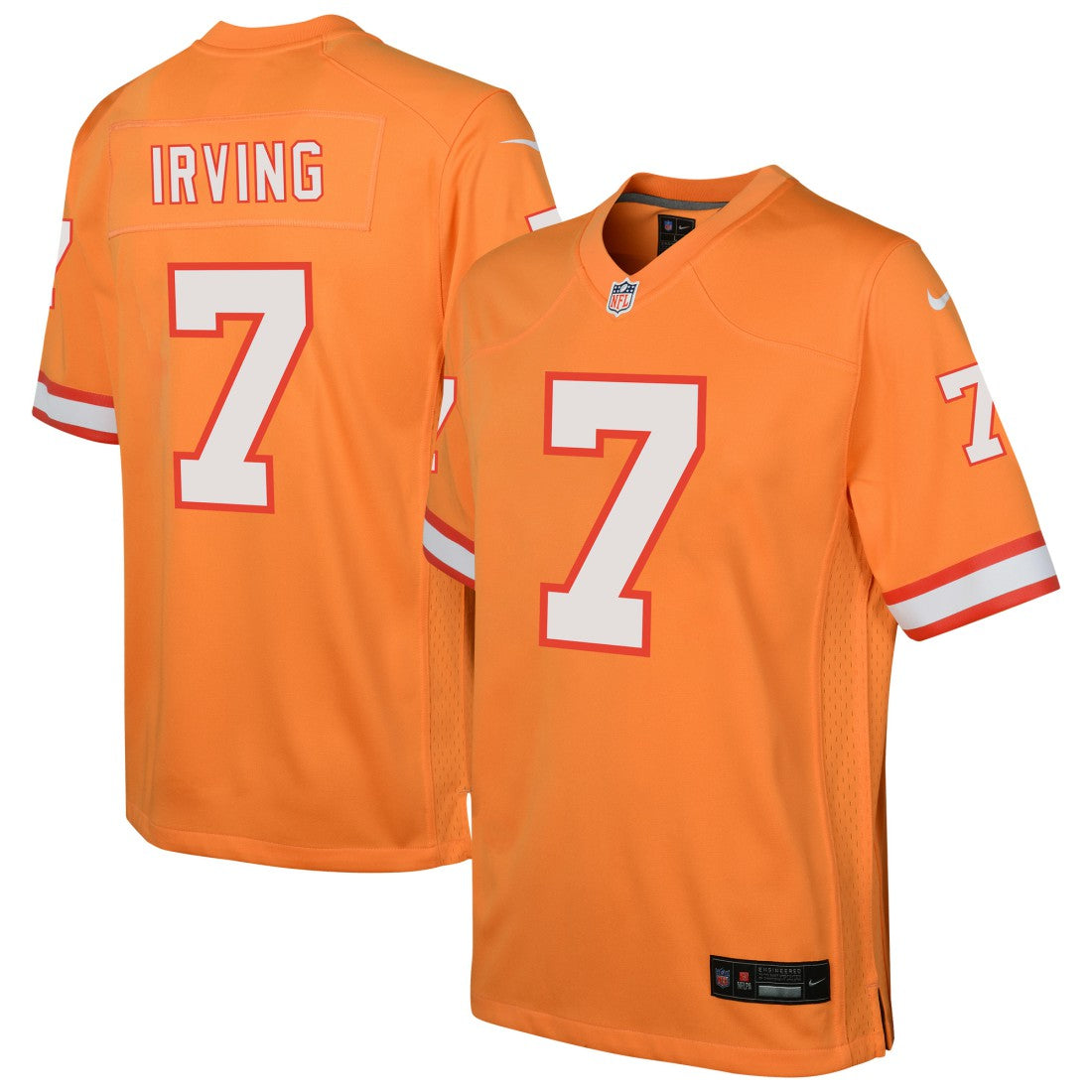 Bucky Irving Tampa Bay Buccaneers Youth Alternate Game Jersey Orange | Nike for Sale