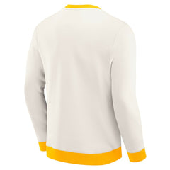 Nashville Predators Darius Rucker Collection by Fanatics Colorblock Pullover Sweatshirt - Cream - NHL