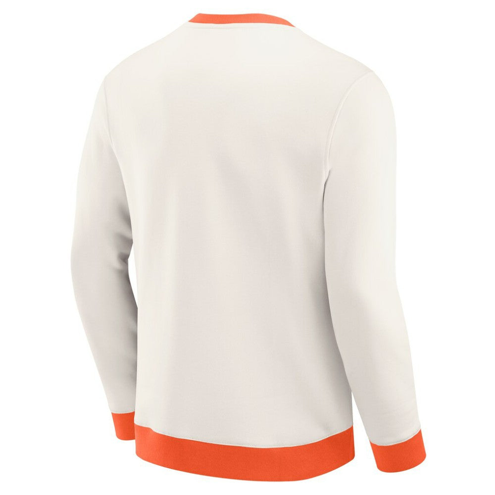 Philadelphia Flyers Darius Rucker Collection by Fanatics Colorblock Pullover Sweatshirt - Cream - NHL