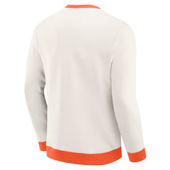 Philadelphia Flyers Darius Rucker Collection by Fanatics Colorblock Pullover Sweatshirt - Cream - NHL