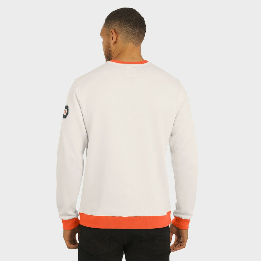 Philadelphia Flyers Darius Rucker Collection by Fanatics Colorblock Pullover Sweatshirt - Cream - NHL
