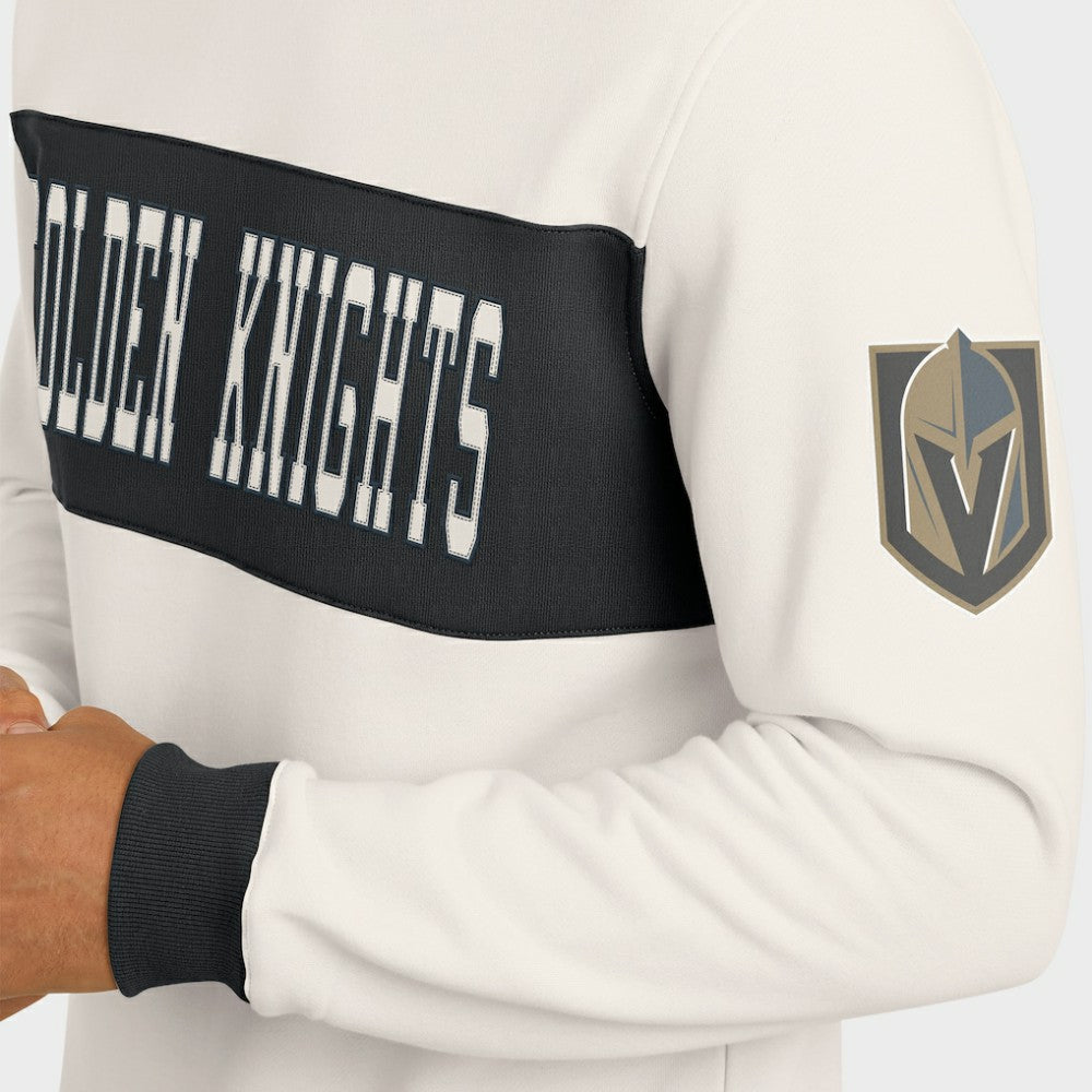 Vegas Golden Knights Darius Rucker Collection by Fanatics Colorblock Pullover Sweatshirt - Cream - NHL
