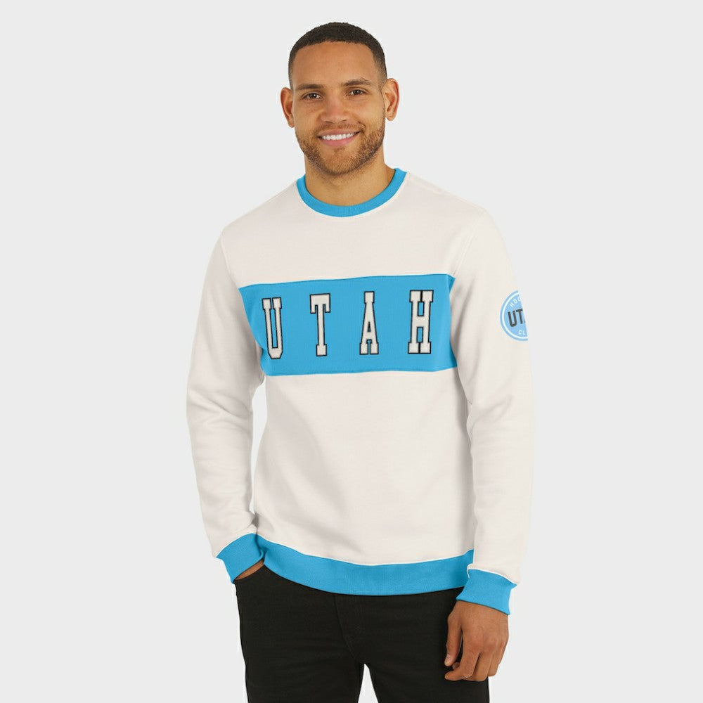 Utah Hockey Club Darius Rucker Collection by Fanatics Colorblock Pullover Sweatshirt - Cream - NHL