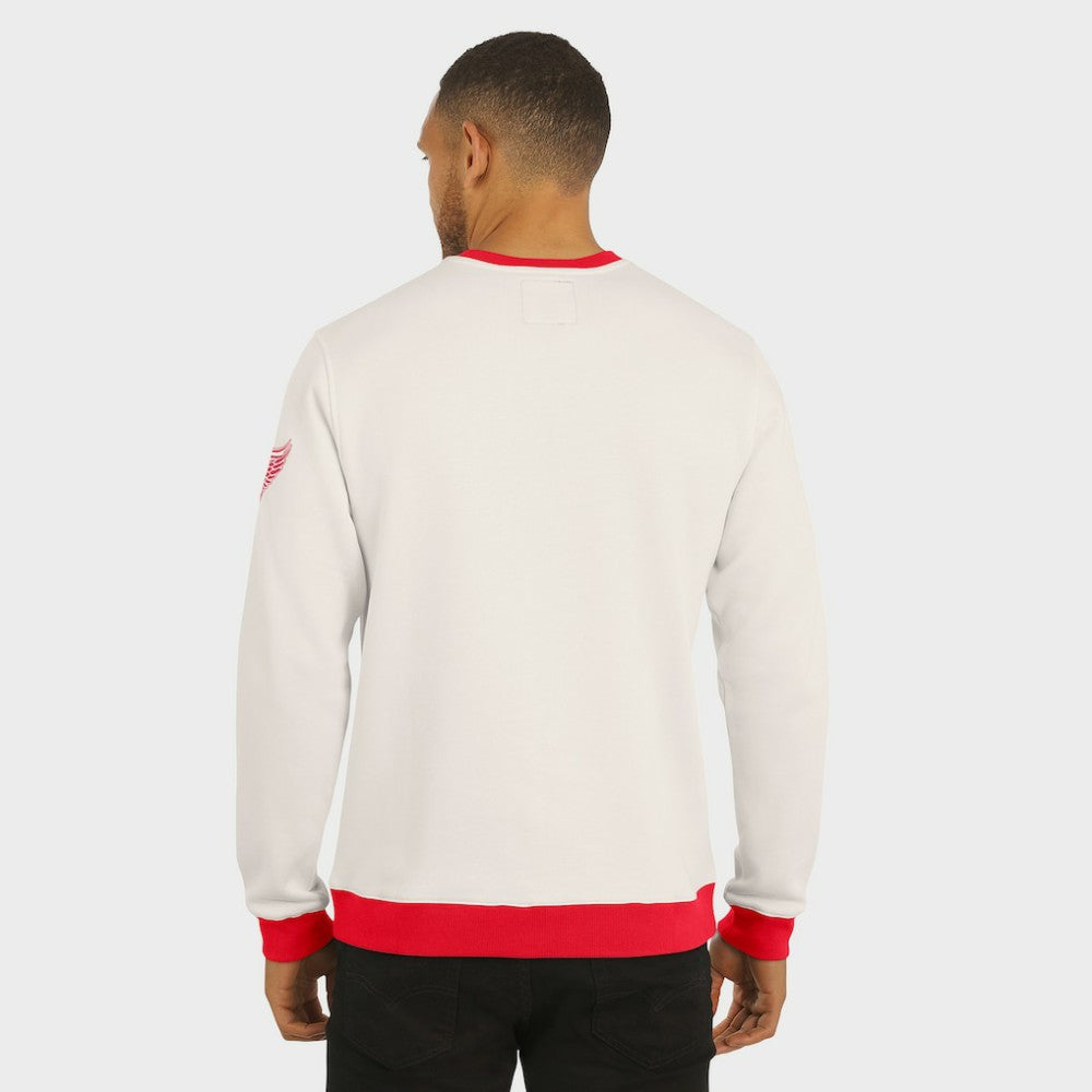Detroit Red Wings Darius Rucker Collection by Fanatics Colorblock Pullover Sweatshirt - Cream - NHL