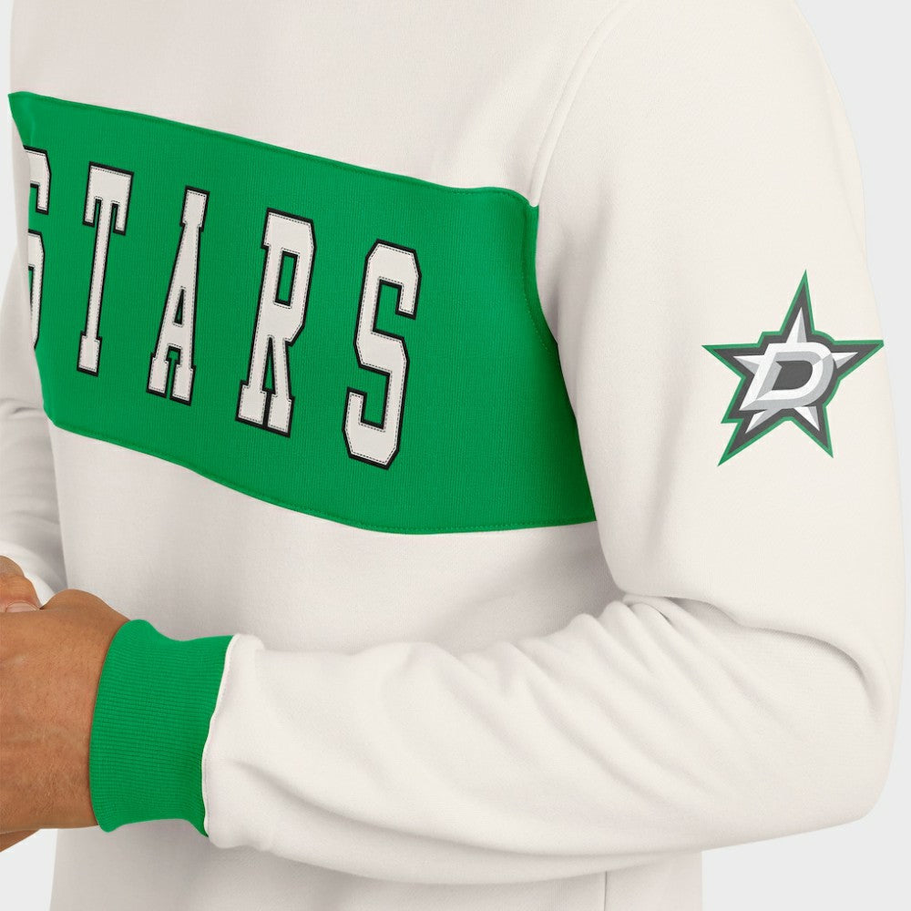 Dallas Stars Darius Rucker Collection by Fanatics Colorblock Pullover Sweatshirt - Cream - NHL