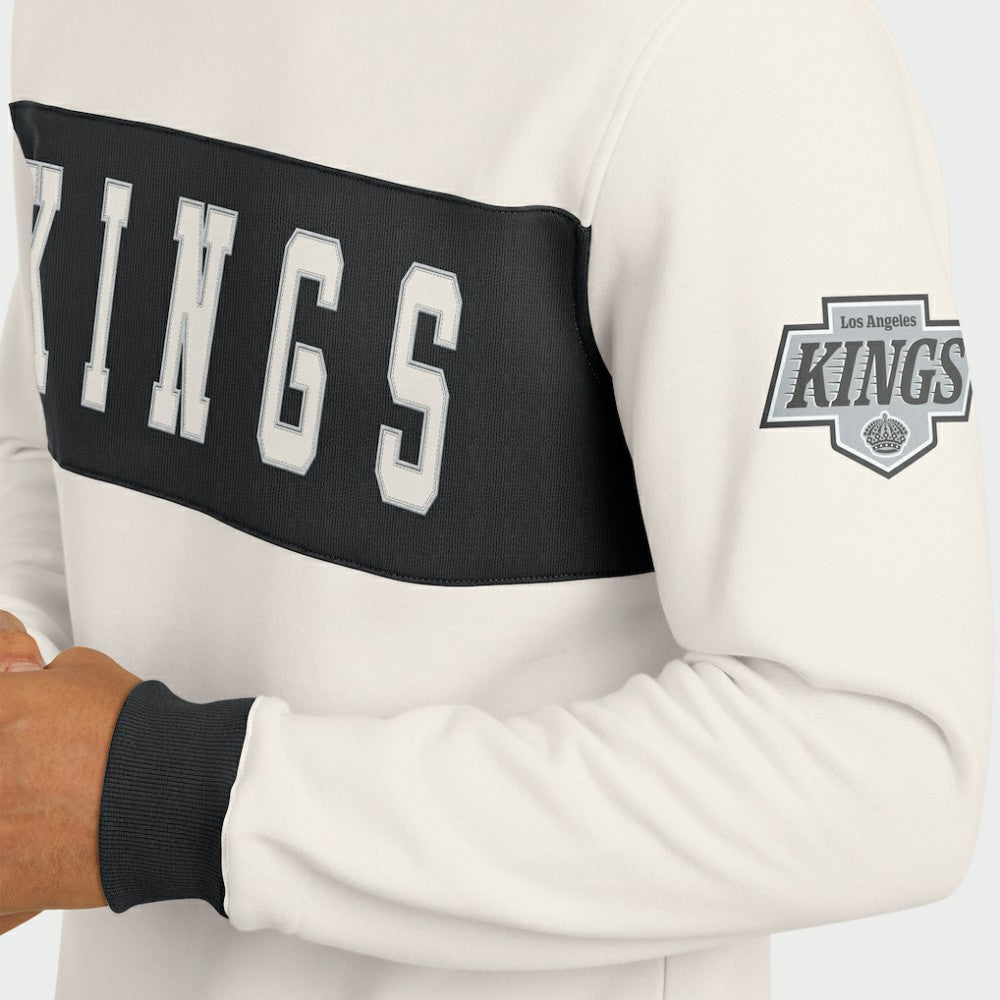 Los Angeles Kings Darius Rucker Collection by Fanatics Colorblock Pullover Sweatshirt - Cream - NHL