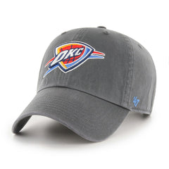 Oklahoma City Thunder '47 Core Logo Clean Up Adjustable Hat Charcoal - NBA