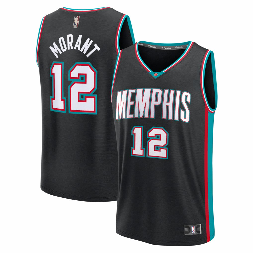 Ja Morant Memphis Grizzlies Fastbreak Jersey Classic Edition Black - NBA