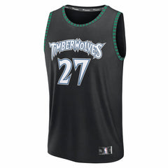 Rudy Gobert Minnesota Timberwolves Fastbreak Jersey Classic Edition Black - NBA