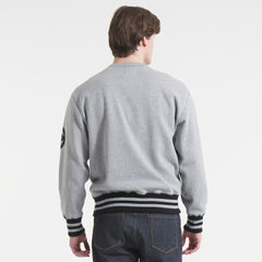 Montreal Canadiens Todd Snyder by Fanatics Relaxed Canadian Fleece Crew - Athletic Heather Gray - NHL