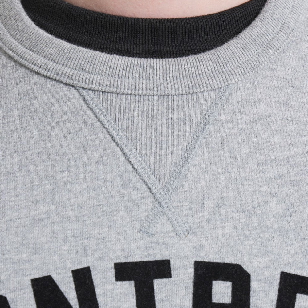 Montreal Canadiens Todd Snyder by Fanatics Relaxed Canadian Fleece Crew - Athletic Heather Gray - NHL