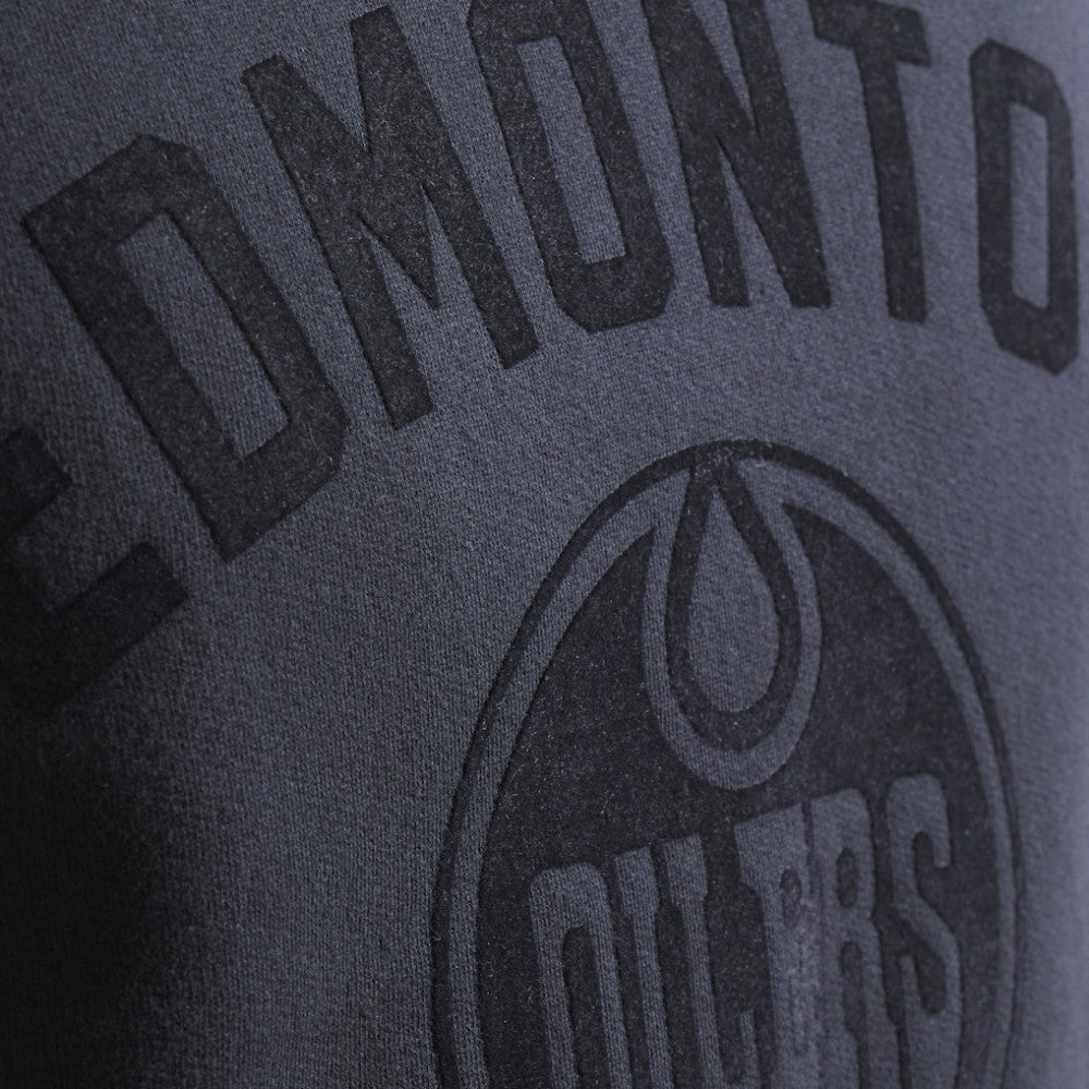 Edmonton Oilers Todd Snyder by Fanatics Relaxed Canadian Fleece Crew - Black - NHL