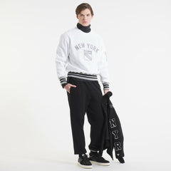 New York Rangers Todd Snyder by Fanatics Relaxed Canadian Fleece Crew - White - NHL