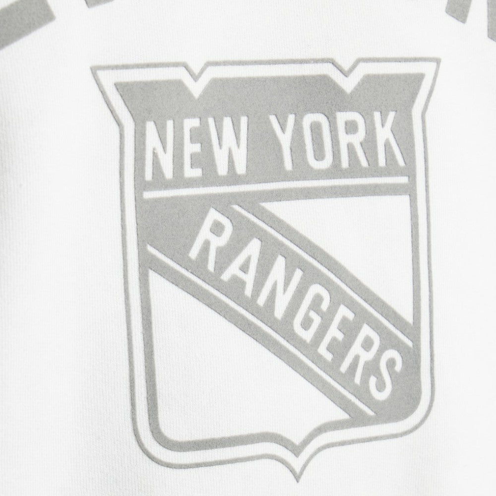 New York Rangers Todd Snyder by Fanatics Relaxed Canadian Fleece Crew - White - NHL