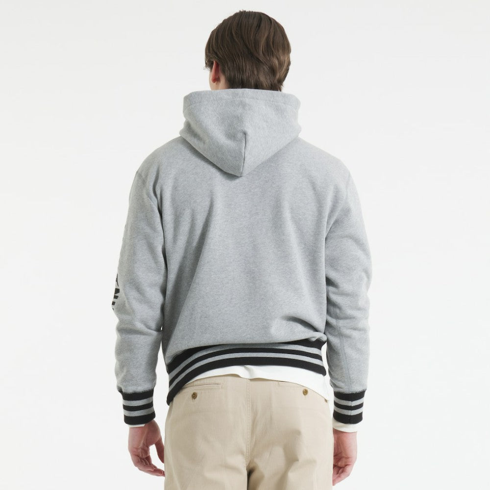 Tampa Bay Lightning Todd Snyder by Fanatics Relaxed Canadian Fleece Hoodie - Athletic Heather Gray - NHL