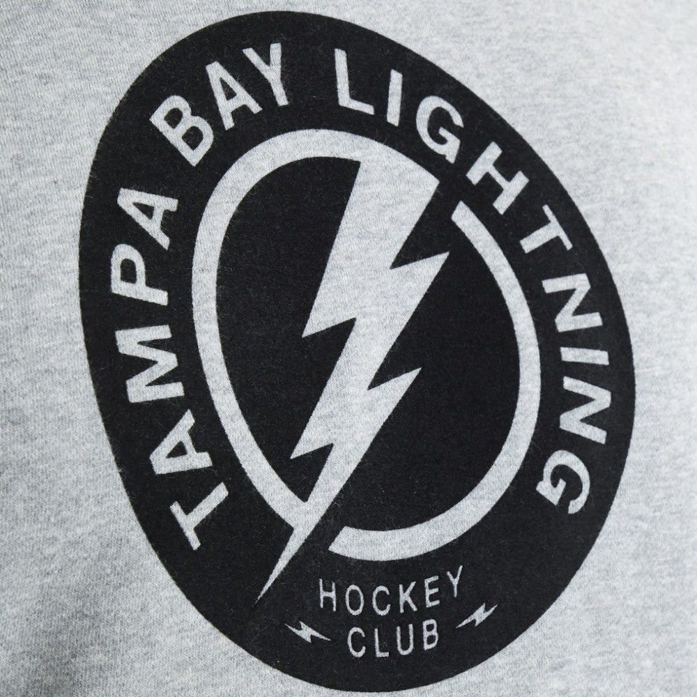 Tampa Bay Lightning Todd Snyder by Fanatics Relaxed Canadian Fleece Hoodie - Athletic Heather Gray - NHL