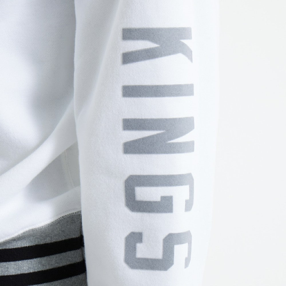 Los Angeles Kings Todd Snyder by Fanatics Relaxed Canadian Fleece Hoodie - White - NHL