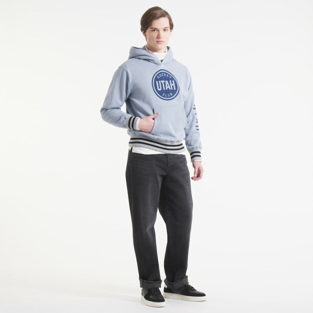 Utah Mammoth Todd Snyder by Fanatics Relaxed Canadian Fleece Hoodie - Gray - NHL