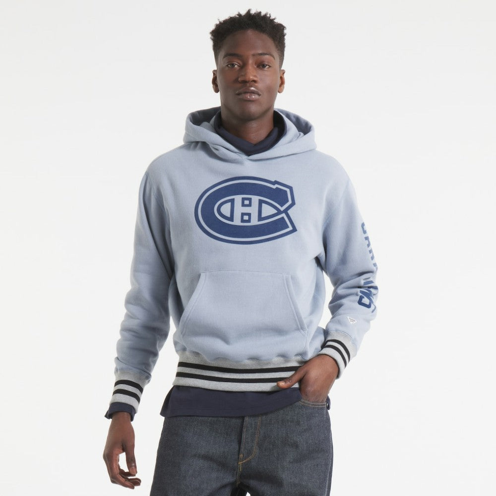 Montreal Canadiens Todd Snyder by Fanatics Relaxed Canadian Fleece Hoodie - Gray - NHL